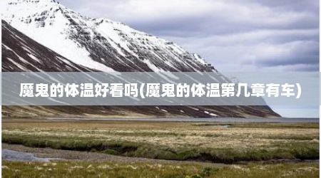 魔鬼的体温好看吗(魔鬼的体温第几章有车)