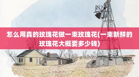 怎么用真的玫瑰花做一束玫瑰花(一束新鲜的玫瑰花大概要多少钱)