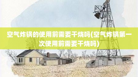 空气炸锅的使用前需要干烧吗(空气炸锅第一次使用前需要干烧吗)