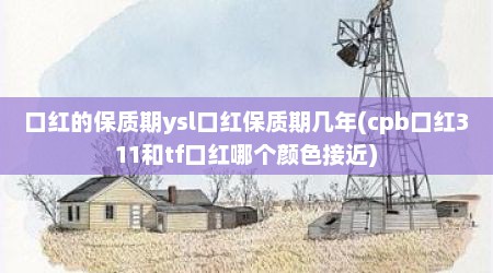 口红的保质期ysl口红保质期几年(cpb口红311和tf口红哪个颜色接近)
