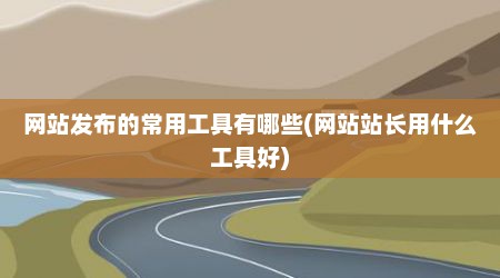 网站发布的常用工具有哪些(网站站长用什么工具好)