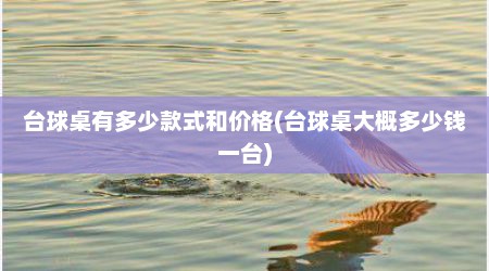 台球桌有多少款式和价格(台球桌大概多少钱一台)