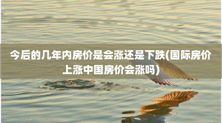 今后的几年内房价是会涨还是下跌(国际房价上涨中国房价会涨吗)