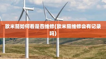 欧米茄如何看是否维修(欧米茄维修会有记录吗)