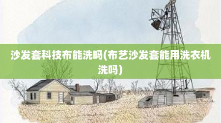 沙发套科技布能洗吗(布艺沙发套能用洗衣机洗吗)