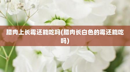 腊肉上长霉还能吃吗(腊肉长白色的霉还能吃吗)