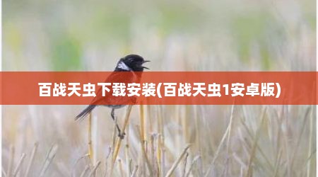 百战天虫下载安装(百战天虫1安卓版)