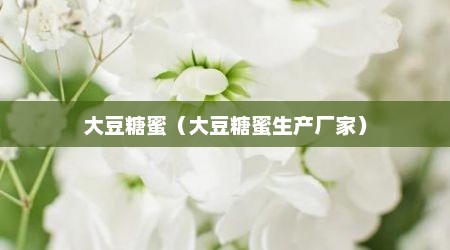 大豆糖蜜（大豆糖蜜生产厂家）