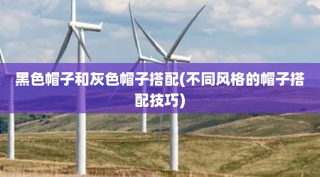 黑色帽子和灰色帽子搭配(不同风格的帽子搭配技巧)