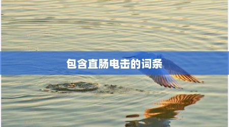 包含直肠电击的词条