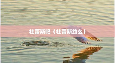 杜蕾斯吧（杜蕾斯约么）