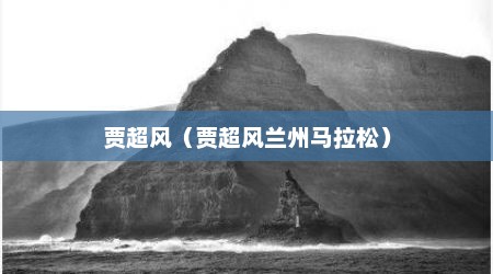 贾超风（贾超风兰州马拉松）