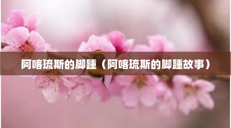 阿喀琉斯的脚踵（阿喀琉斯的脚踵故事）