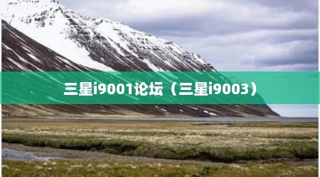 三星i9001论坛（三星i9003）
