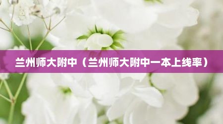 兰州师大附中（兰州师大附中一本上线率）