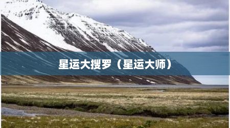 星运大搜罗（星运大师）