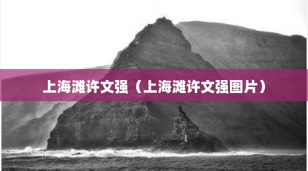 上海滩许文强（上海滩许文强图片）