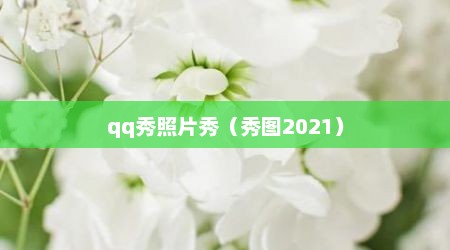 qq秀照片秀（秀图2021）