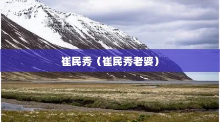崔民秀（崔民秀老婆）