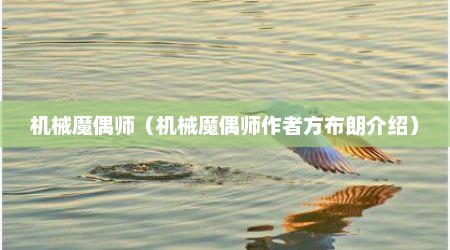 机械魔偶师（机械魔偶师作者方布朗介绍）
