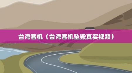 台湾客机（台湾客机坠毁真实视频）