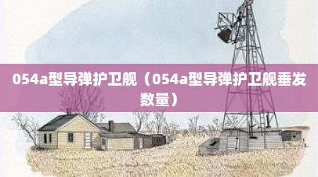 054a型导弹护卫舰（054a型导弹护卫舰垂发数量）