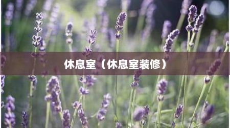 休息室（休息室装修）