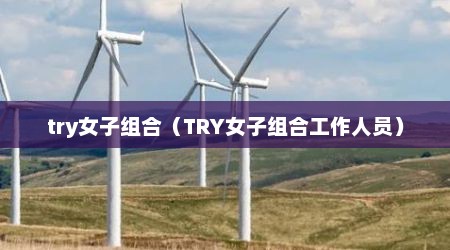 try女子组合（TRY女子组合工作人员）